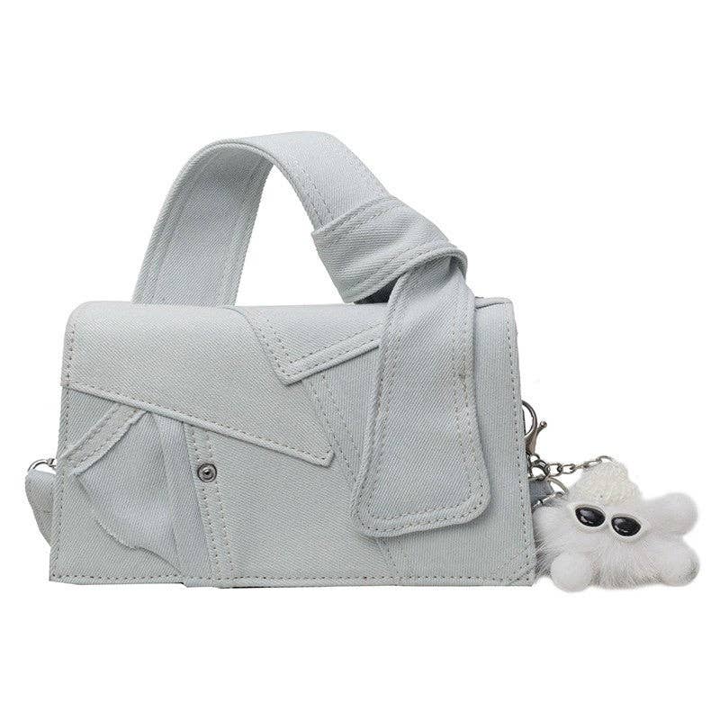 Stylish Denim Mini Crossbody Bag