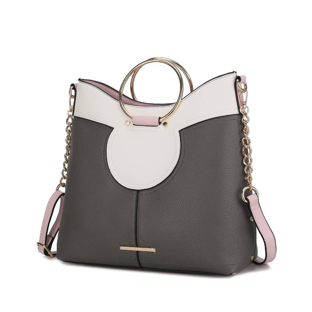 MKF Kylie Top Handle Satchel Handbag Vegan Leather