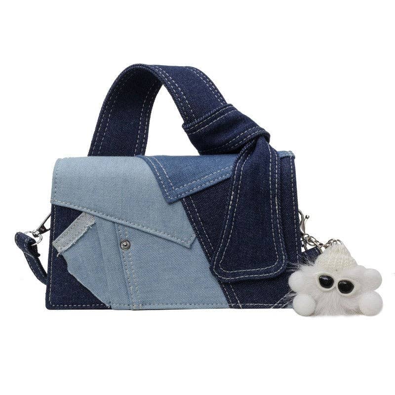 Stylish Denim Mini Crossbody Bag