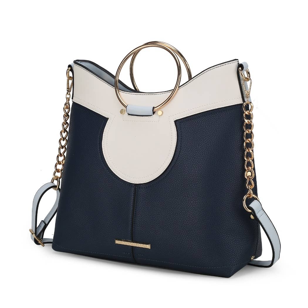 MKF Kylie Top Handle Satchel Handbag Vegan Leather