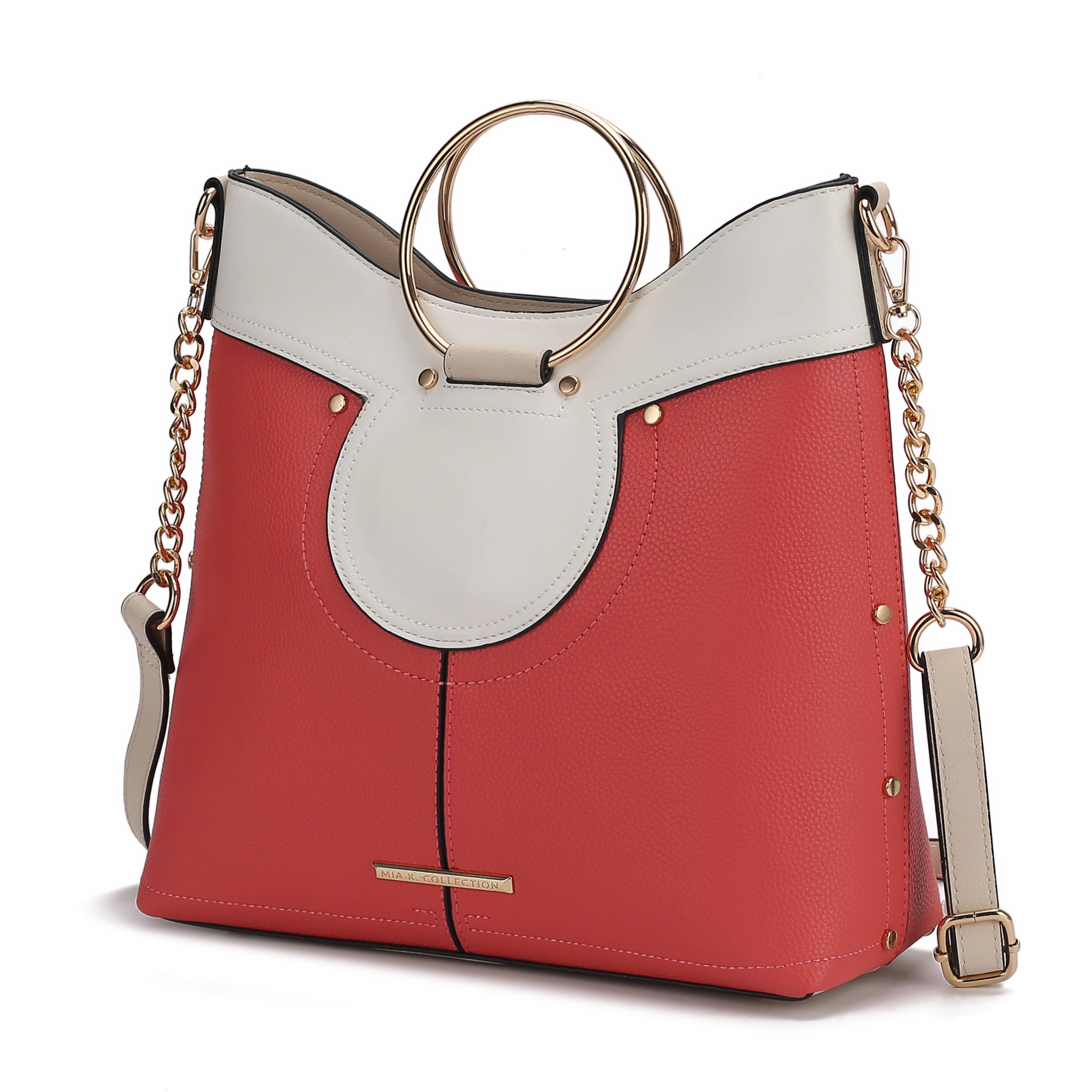 MKF Kylie Top Handle Satchel Handbag Vegan Leather