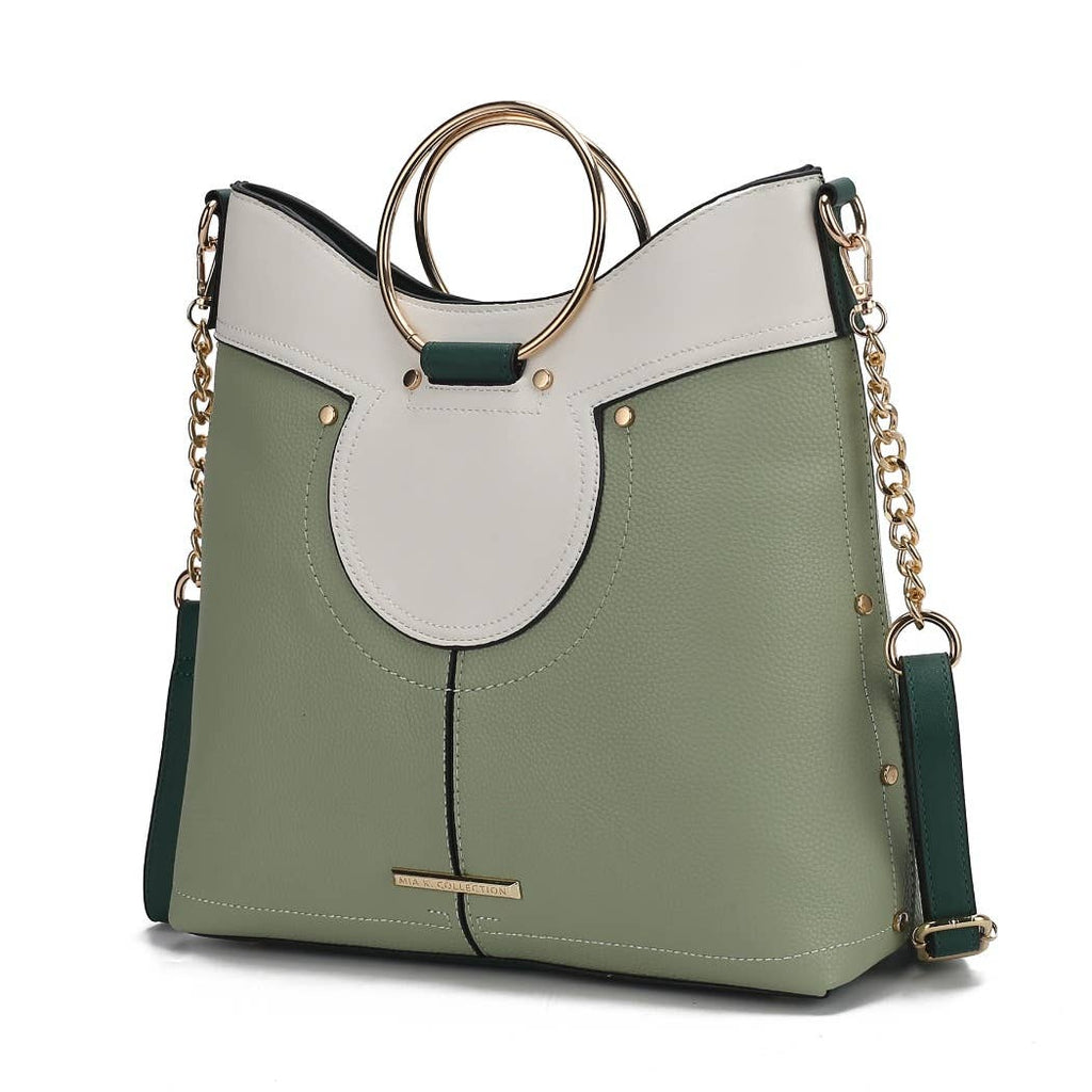 MKF Kylie Top Handle Satchel Handbag Vegan Leather