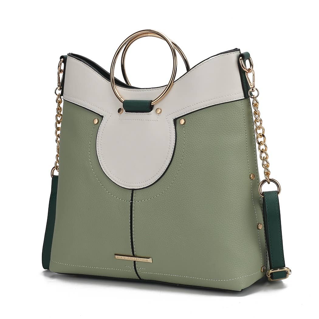 MKF Kylie Top Handle Satchel Handbag Vegan Leather