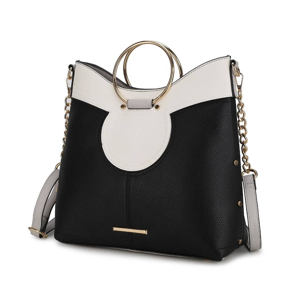 MKF Kylie Top Handle Satchel Handbag Vegan Leather
