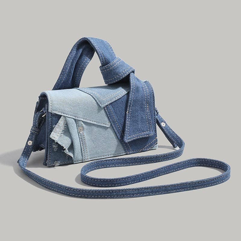 Stylish Denim Mini Crossbody Bag
