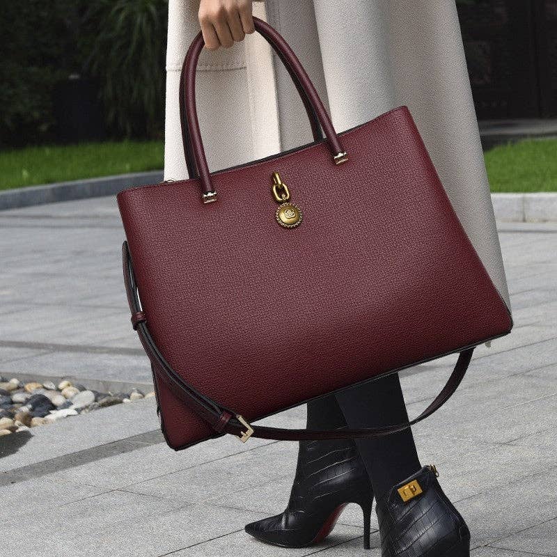 Large Capacity Versatile Leather Shoulder Bag