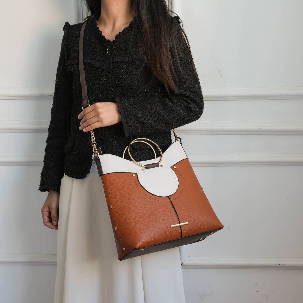 MKF Kylie Top Handle Satchel Handbag Vegan Leather