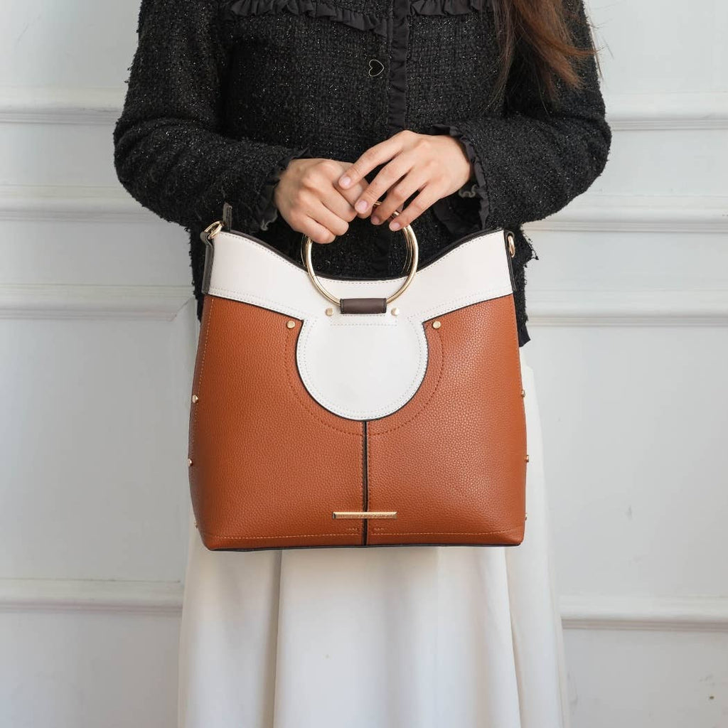 MKF Kylie Top Handle Satchel Handbag Vegan Leather