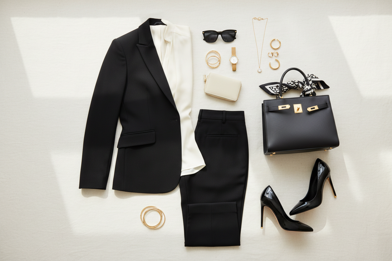 CURATED BY SHER Flat Lay Hero Banner