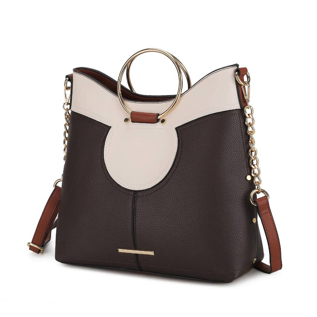 MKF Kylie Top Handle Satchel Handbag Vegan Leather