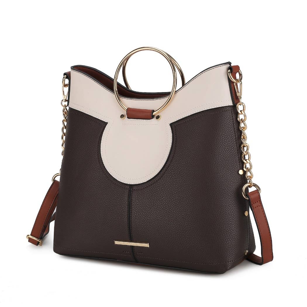 MKF Kylie Top Handle Satchel Handbag Vegan Leather